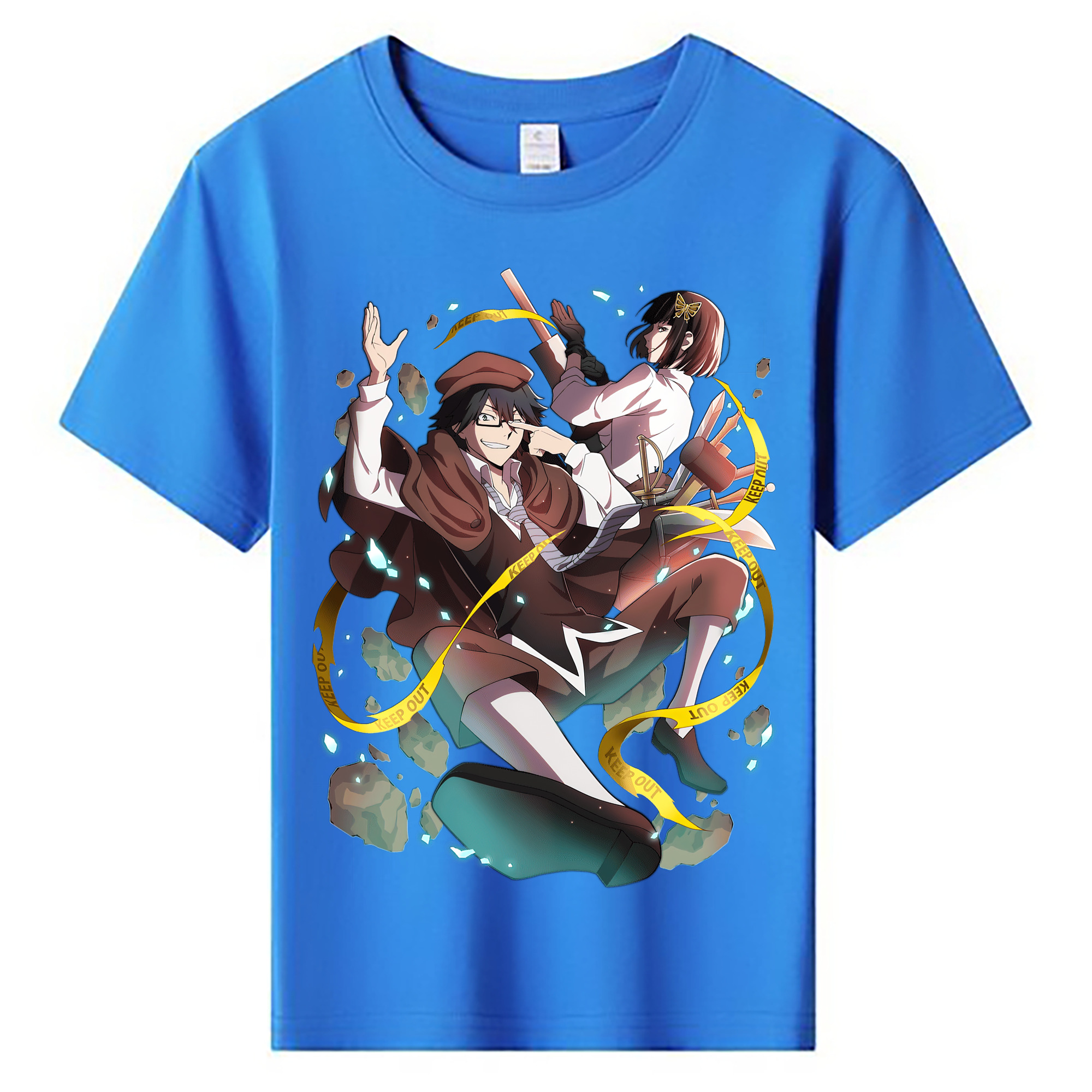 （画像用） 文豪ストレイドッグス Bungo Stray Dogs 綿100％キッズTシャツ（フロントプリント）